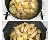 ご飯進む味染み＊鶏手羽中と大根の煮物＊作り方6写真