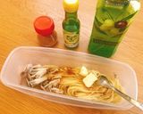 タッパー1つで！レモンバターパスタ作り方3写真