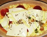 豆腐とトマトささ身のコンソメグラタン作り方2写真