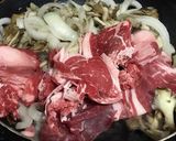 新玉ねぎと舞茸のヘルシー牛丼♡牛丼弁当作り方3写真