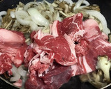 新玉ねぎと舞茸のヘルシー牛丼♡牛丼弁当作り方3写真