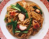 ニラタコシンプル焼きそば作り方14写真