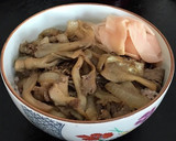 新玉ねぎと舞茸のヘルシー牛丼♡牛丼弁当作り方6写真