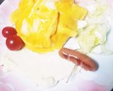 もっこりオムライスbirthday風♡作り方6写真