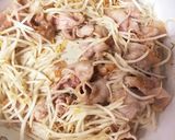 豚肉ともやしとニラのスタミナ炒め作り方5写真