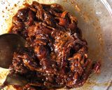 ピリ辛牛焼肉スタミナ弁当用作り方1写真