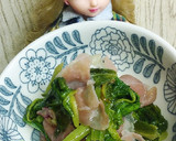リカちゃん♡ほうれん草生ハム炒め♪作り方15写真