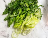 めんつゆだけ！　長芋と長ネギ炒め作り方1写真