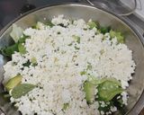 カッテージチーズとアボカドのサラダ作り方4写真