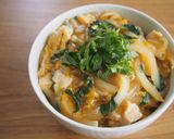 大葉であっさり！親子丼♪簡単＆節約作り方8写真