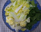 キャベツ・小松菜のお味噌汁♪甘くて美味♪作り方1写真