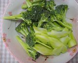 大葉香る！ブロッコリーと大葉の胡麻和え♪作り方1写真