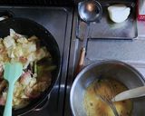 カルボナーラ スパゲティ 野菜たっぷり作り方6写真
