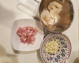 海老の濃厚トマトクリームパスタ作り方1写真