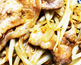簡単おかず！カレーウスター味もやし炒め作り方7写真