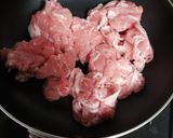 豚の甘辛煮作り方1写真