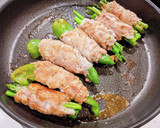 アスパラと甘長とうがらしの肉巻き作り方3写真