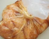 胸肉で！簡単柔らか♡海苔巻きチキン作り方2写真