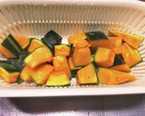 レンジで！絶品★カレーマヨかぼちゃサラダ作り方2写真