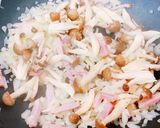 イカとベーコンのトマトソースパスタ作り方4写真