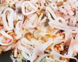 イカとベーコンのトマトソースパスタ作り方5写真