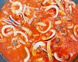 イカとベーコンのトマトソースパスタ作り方6写真