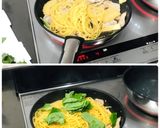 筍と豚ロースの和風パスタ作り方5写真