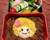キャラ弁＊金髪の女の子作り方5写真