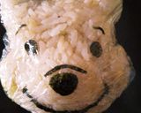今日のキャラ弁（くまのプーさん）作り方3写真