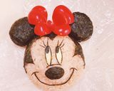 ミニー　キャラごはん　ワンプレート作り方5写真