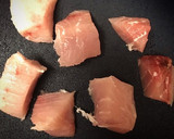 お弁当用☆メカジキの揚げ焼き・カレー風味作り方1写真