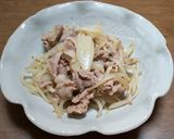 鍋に入れて煮るだけ！豚肉と野菜の牛丼風作り方5写真