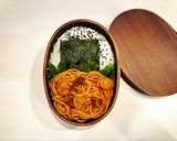 男子高校生部活弁当(ジャンボおにぎり)作り方1写真