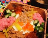 夢庵のうまか丼似●ネギトロイクラネバネバ作り方4写真