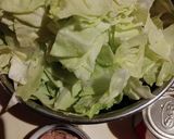 春キャベツとツナ缶でカレー味炒め作り方1写真