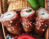 お弁当★お子様大好きちくチー肉巻き★保存作り方13写真