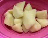 じゃがいもとほうれん草のごま和え炒め作り方1写真