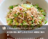 大根の葉活用♪しらすと梅干しの常備菜作り方8写真