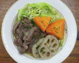 牛すね肉と春キャベツの和風ポトフ作り方7写真