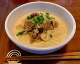 爆速簡単包丁いらず濃厚クリーム牛肉うどん作り方8写真