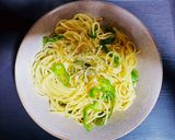 新玉ねぎとピーマンのパスタ作り方6写真