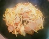 豚バラともやしだけで絶品 ソース焼きそば作り方2写真