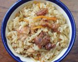 やきとり缶で鶏ごぼう飯作り方5写真