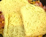 コーンバターチーズ袋ソース焼きそば★簡単作り方4写真