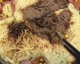 コーンバターチーズ袋ソース焼きそば★簡単作り方5写真