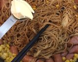 コーンバターチーズ袋ソース焼きそば★簡単作り方6写真