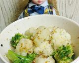 リカちゃん♡カリフラブロッコふりかけ和え作り方12写真