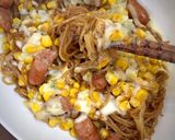 コーンバターチーズ袋ソース焼きそば★簡単作り方14写真