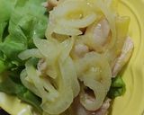 リカちゃん♡新たまマスタードマリネ茹で鶏作り方13写真