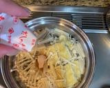簡単★えのきと油揚げのお味噌汁作り方2写真